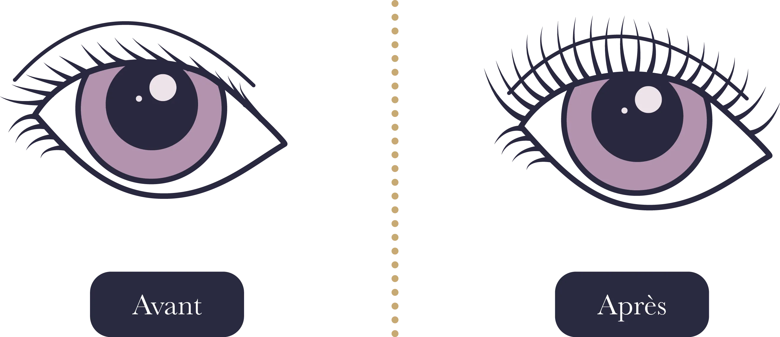 illustration avant après